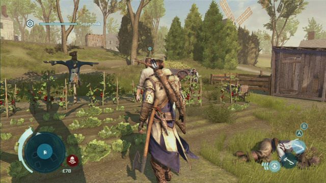 Obroń farmera przed nadbiegającymi przeciwnikami - Nowy Jork - Dzielnica Północna | Gildia Asasynów w AC3 Remastered - Assassins Creed 3 - poradnik do gry