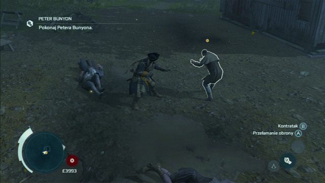 Aby go pokonać, po każdym udanym bloku wciskaj przycisk skoku - Bostońscy pięściarze | Zadania klubów w Assassins Creed 3 - Assassins Creed 3 - poradnik do gry