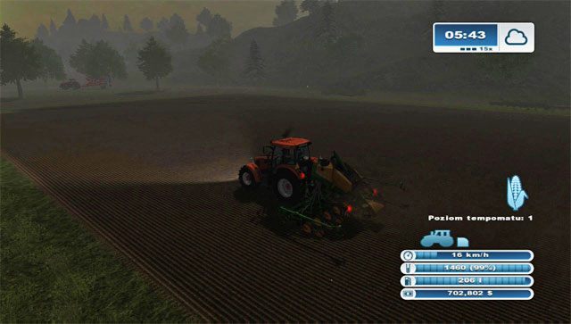 Sianie kukurydzy przeprowadzasz tym samym siewnikiem co sianie buraków cukrowych. - Uprawa kukurydzy | Uprawa ziemi w Farming Simulator 2013 - Farming Simulator 2013 - poradnik do gry