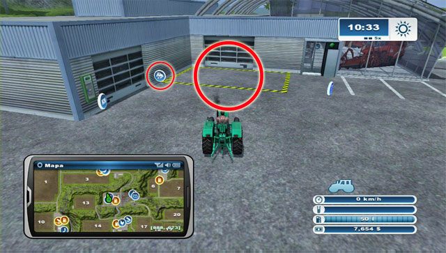 Lepiej osobiście udać się do sklepu i dostarczyć sprzedawany pojazd - Pierwsza sprzedaż sprzętu i nowy zakup - opryskiwacz | Pierwsze kroki - Farming Simulator 2013 - poradnik do gry