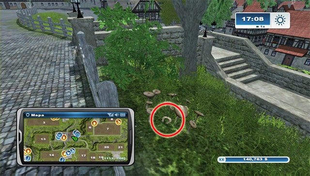 Na południe od miasteczka, nieco na uboczu, stoi wielki dom - Obszar E - podkowy 45 - 61 | Podkowy w Farming Simulator 2013 - Farming Simulator 2013 - poradnik do gry