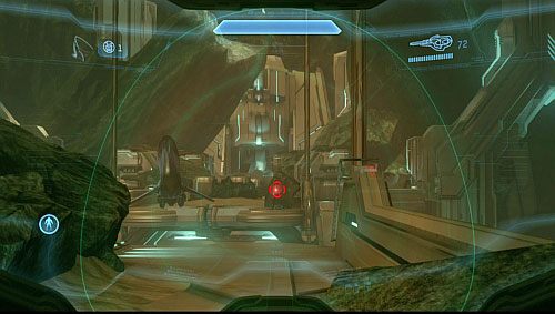 Po przerywniku, na stole odnajdziesz kolejny moduł pancerza tarczy - Dostań się do portalu; Terminal 1 | Rekwiem - Kampania | Halo 4 - Halo 4 - poradnik do gry