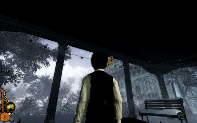 Poczekaj na moment w którym Alastair poślizgnie się na lodzie i użyj telekinezy na wiszącym nad nim soplu lodu - 6 - Holy Day Slip | Opis przejścia | Lucius - Lucius - poradnik do gry