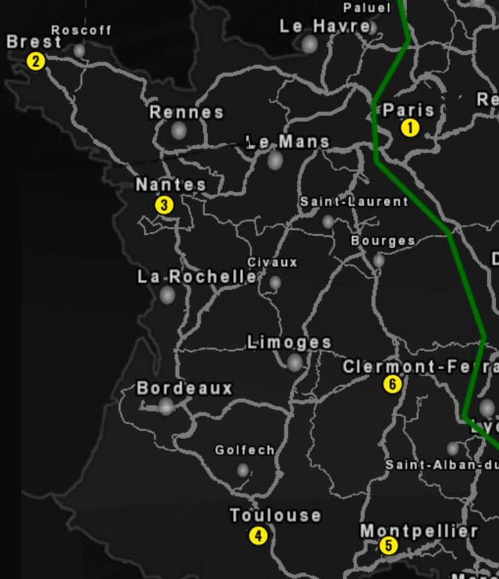 Dostarcz ładunki do wszystkich terminali lotniczych we Francji - ETS2: Osiągnięcia Steam - Italia i DLC - Euro Truck Simulator 2 - poradnik do gry