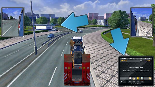 Poruszając się po miastach natrafisz na różne obiekty - aby do niektórych z nich mieć dostęp musisz je najpierw odkryć - ETS2: Odkrywanie miast i obiektów - Euro Truck Simulator 2 - poradnik do gry