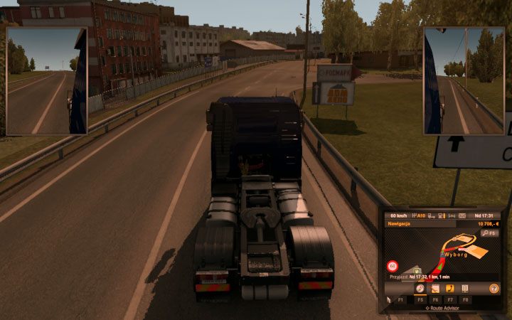Он небольшой - это несколько узких улочек между двумя развязками с автомагистралями - ETS2 The Baltic Trail: Russia - руководство по игре Euro Truck Simulator 2