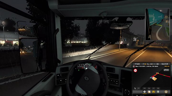 Również na autostradzie możecie napotkać problematyczne zakręty - ETS2: Prowadzenie auta - skręcanie, wyprzedzanie - Euro Truck Simulator 2 - poradnik do gry