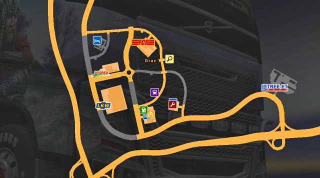 Miasto położone w południowo-wschodniej części Austrii - ETS2: Austria - drogi, miasta - Euro Truck Simulator 2 - poradnik do gry