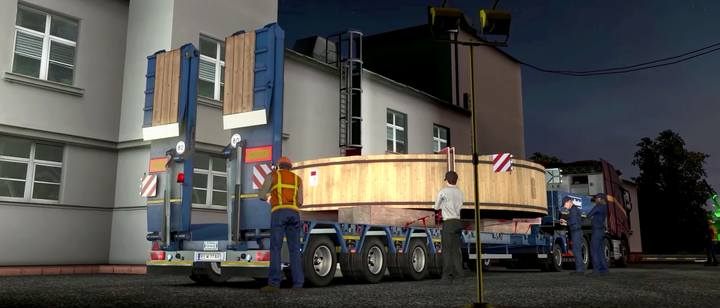 Ładunki nad gabarytowe przeznaczone są do gry jednoosobowej - ETS2: Oficjalne dodatki DLC - Euro Truck Simulator 2 - poradnik do gry