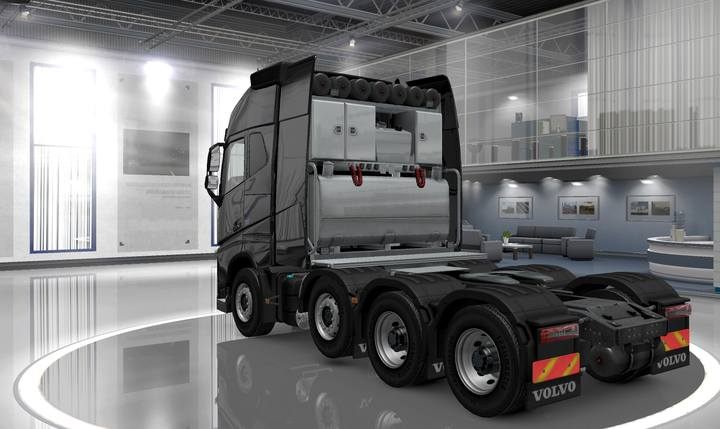 Ciężarówka z trzema osiami tylnymi - ETS2: Modyfikacje - naprawa i modyfikacje ciężarówek - Euro Truck Simulator 2 - poradnik do gry
