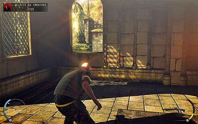 Kryptę możesz opuścić na dwa sposoby - Wejście na cmentarz | 20 - Rozgrzeszenie | Solucja Hitman Rozgrzeszenie - Hitman Absolution - poradnik do gry