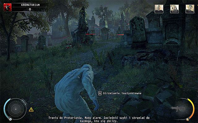 Pretorianie, których musisz wyeliminować to Jack Aegis, Carey Scutum i John Hoplon - Krematorium | 20 - Rozgrzeszenie | Solucja Hitman Rozgrzeszenie - Hitman Absolution - poradnik do gry