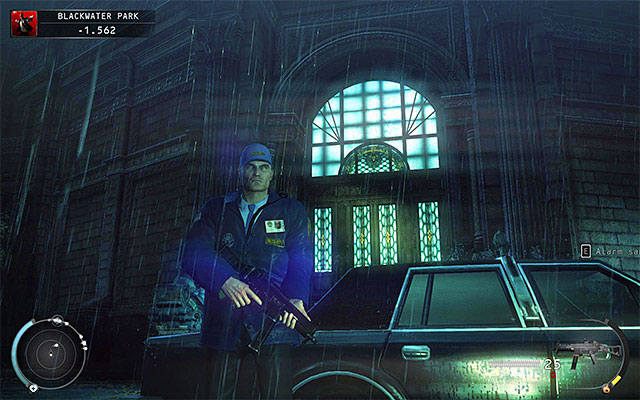 Przebranie straży zewnętrznej Blackwater pozyskuje się w etapie Blackwater Park - 18 - Blackwater Park (01 - 13) | Wyzwania Hitman Rozgrzeszenie - Hitman Absolution - poradnik do gry