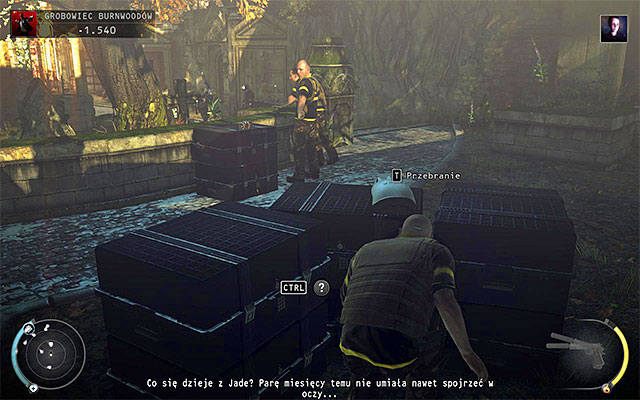 Kolejny krok to pozyskanie przebrania technika Agencji i najlepiej jest wybrać się po gotowy strój (powyższy screen) - 20 - Rozgrzeszenie | Wyzwania Hitman Rozgrzeszenie - Hitman Absolution - poradnik do gry