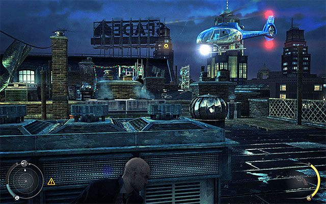 Docelowo powinieneś dotrzeć na główną część dachu - Gołębnik | 4 - Uciekaj, by przeżyć | Solucja Hitman Rozgrzeszenie - Hitman Absolution - poradnik do gry