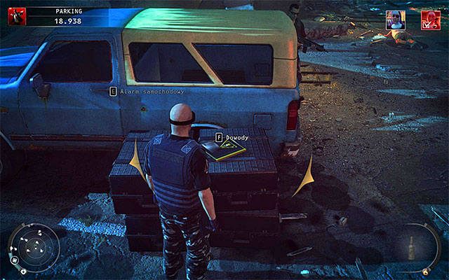 Pierwszy dowód możesz pozyskać w trakcie rozgrywania etapu Parking - 14 - Atak Świętych | Wyzwania Hitman Rozgrzeszenie - Hitman Absolution - poradnik do gry