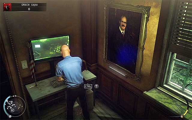 Zbadaj niewielkie prawe pomieszczenie w komnatach sędziego - Dotarcie do cel w przebraniu oskarżonego (Gmach sądu) | 15 - Prawo Skurkyego - Hitman Absolution - poradnik do gry