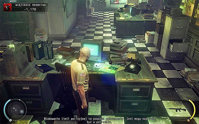 Zanim opuścisz to miejsce radziłbym zająć się jeszcze odnalezieniem dowodów - Więzienie hrabstwa | 16 - Operacja Młot Bojowy | Solucja Hitman Rozgrzeszenie - Hitman Absolution - poradnik do gry