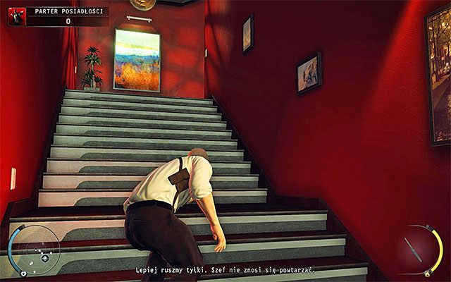 Przejdźmy już do konkretów - Hitman Absolution: Parter posiadłości, Osobisty kontrakt - Solucja - Hitman Absolution - poradnik do gry
