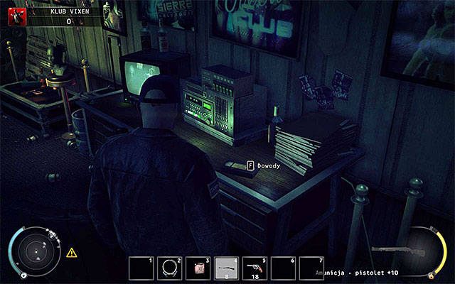 Drugi dowód możesz pozyskać w trakcie rozgrywania etapu Klub Vixen - 5 - Myśliwy i ofiara (01 - 08) | Wyzwania Hitman Rozgrzeszenie - Hitman Absolution - poradnik do gry