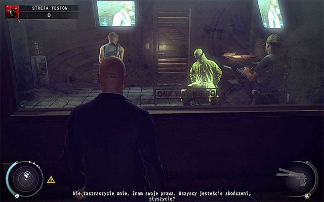 Ruszaj prosto - Dotarcie do strefy testów (Strefa testów) | 12 - Fabryka śmierci - Hitman Absolution - poradnik do gry