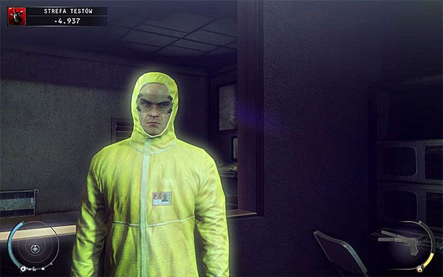 Przebranie naukowca możesz pozyskać w każdym z etapów dwunastej misji - 12 - Fabryka śmierci (01 - 09) | Wyzwania Hitman Rozgrzeszenie - Hitman Absolution - poradnik do gry