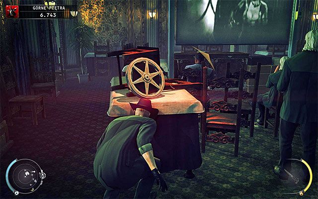 Druga z taśm znajduje się w sali balowej na ósmym piętrze hotelu - 3 - Terminus | Wyzwania Hitman Rozgrzeszenie - Hitman Absolution - poradnik do gry