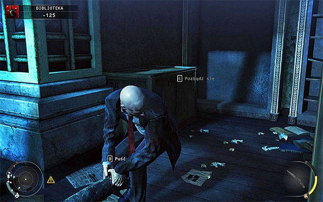 Wyzwanie to możesz zaliczyć w trakcie rozgrywania drugiego etapu misji, czyli Biblioteka - 4 - Uciekaj, by przeżyć | Wyzwania Hitman Rozgrzeszenie - Hitman Absolution - poradnik do gry