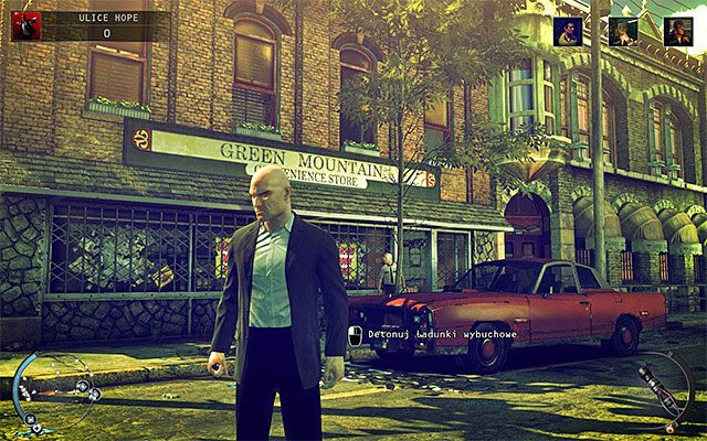 Na lewo od alejki, w której rozpoczyna się misję znajduje się sklep spożywczy (Convenience Store) - Eksploracja miasteczka (Ulice Hope) | 9 - Ogolić Lennyego - Hitman Absolution - poradnik do gry