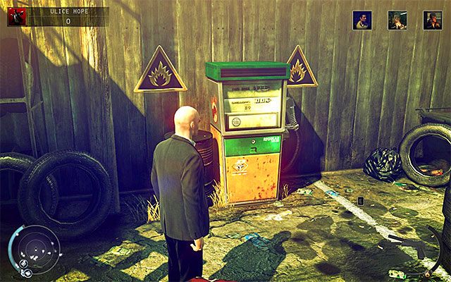 Drugie z odwiedzanych przez Tylera miejsc to plac znajdujący się na wprost od warsztatu samochodowego - Zamordowanie Tylera Colvina (Ulice Hope) | 9 - Ogolić Lennyego - Hitman Absolution - poradnik do gry