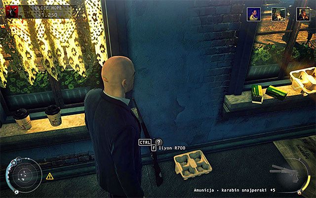 Zupełnie innym sposobem na wykonanie omawianego zadania jest zastrzelenie Tylera z karabinu snajperskiego - Zamordowanie Tylera Colvina (Ulice Hope) | 9 - Ogolić Lennyego - Hitman Absolution - poradnik do gry