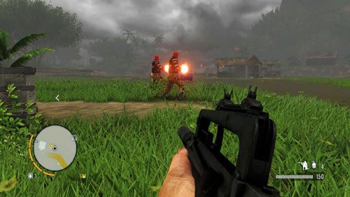 Wyjdź na zewnątrz i zlikwiduj dwóch strażników, w wybrany przez siebie sposób - Człowiek zwany Hoytem | Misje główne w Far Cry 3 - Far Cry 3 - poradnik do gry