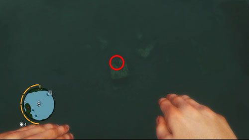 Zanurkuj w miejscu oznaczonym numerem siedem, by odnaleźć posążek - Wyspa południowa (północny zachód) | Przedmioty kultu (ukryte przedmioty) - Far Cry 3 - poradnik do gry