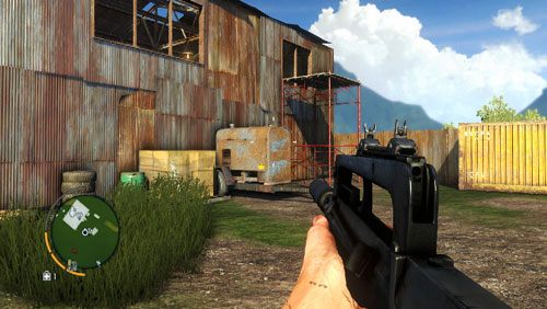 W oznaczonym numerem osiem miejscu, odnajdziesz opuszczony magazyn - Wyspa południowa (południowy zachód) | Przedmioty kultu (ukryte przedmioty) - Far Cry 3 - poradnik do gry