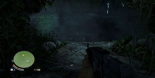 Wskocz do wody we wskazanym miejscu i wpłyń do podwodnego tunelu - Grzyby w głębi | Misje główne w Far Cry 3 - Far Cry 3 - poradnik do gry