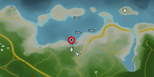 Dostań się do miejsca oznaczonego na obrazku powyżej - Wyspa północna (północ) | Przedmioty kultu (ukryte przedmioty) w Far Cry 3 - Far Cry 3 - poradnik do gry