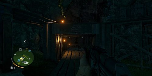 Dojdź we wskazane czerwonym kółkiem miejsce, obok posterunku Stare kopalnie - Wyspa północna (północ) | Przedmioty kultu (ukryte przedmioty) w Far Cry 3 - Far Cry 3 - poradnik do gry