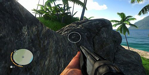 Wskocz na lewo na szczyt wzniesienia - Wyspa północna (południowy wschód) | Przedmioty kultu (ukryte przedmioty) - Far Cry 3 - poradnik do gry