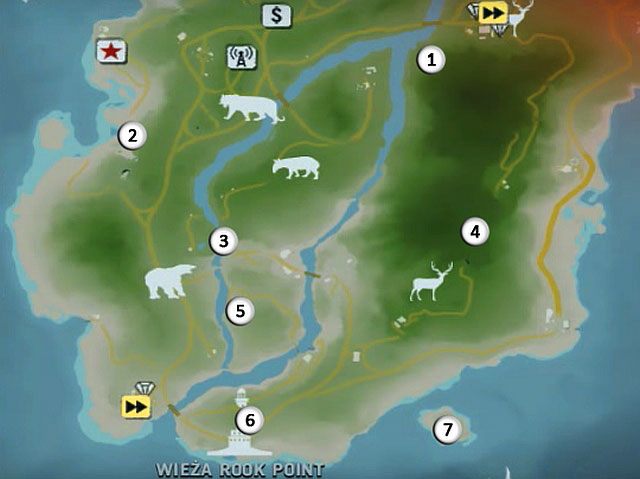1 - Wyspa północna (półwysep na południu) | Przedmioty kultu (ukryte przedmioty) - Far Cry 3 - poradnik do gry