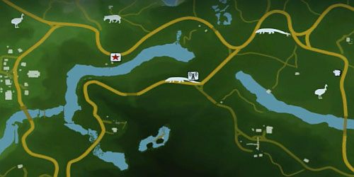 W wybranych obszarach mapy występują różne gatunki zwierząt - Polowanie w Far Cry 3 | Podstawy rozgrywki - Far Cry 3 - poradnik do gry