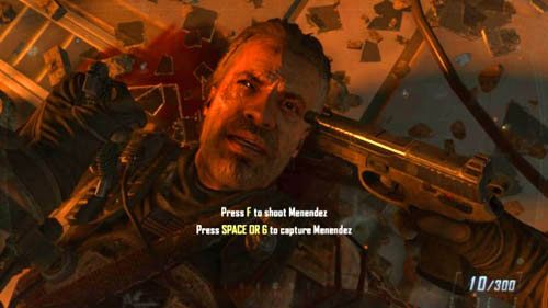 Decyzję tę podejmujesz na samym końcu gry (obrazek powyżej) - 11 - Judgment Day | Decyzje, konsekwencje, zakończenia - Call of Duty: Black Ops II - poradnik do gry