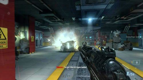 Cel: Infiltrate the lower labs (Infiltruj dolne laboratoria) - 02 - Celerium | Misje - Opis przejścia | Call of Duty Black Ops II - Call of Duty: Black Ops II - poradnik do gry