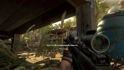 Przesuń się za dalszą zasłonę - białą beczkę - 04 - Time and Fate | Misje - Opis przejścia | Call of Duty Black Ops II - Call of Duty: Black Ops II - poradnik do gry