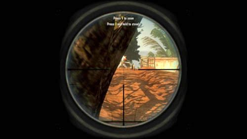 Kiedy wyeliminujesz tę grupę, będziesz mógł przemieścić się za wóz - 04 - Time and Fate | Misje - Opis przejścia | Call of Duty Black Ops II - Call of Duty: Black Ops II - poradnik do gry