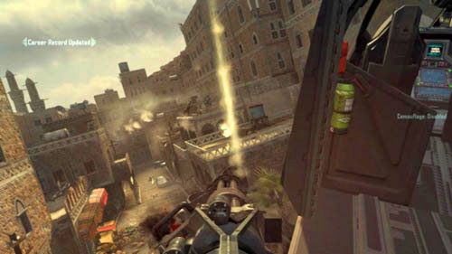 To wyzwanie będziesz mógł zaliczyć jedynie wtedy, jeśli wybierzesz strzał w Menendeza, a nie w Harpera - 08 - Achilles Veil | Misje - Wyzwania | Call of Duty Black Ops II - Call of Duty: Black Ops II - poradnik do gry