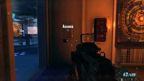 Kiedy rozdzielisz się z Salazarem i wyjdziesz na zewnątrz, oczyść korytarz po prawej - 09 - Odysseus | Misje - Wyzwania | Call of Duty Black Ops II - Call of Duty: Black Ops II - poradnik do gry