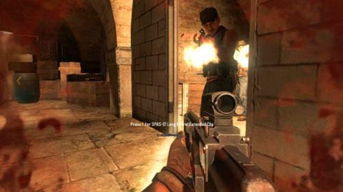 Prócz drzwi, którymi tu wszedłeś, z tego pokoju są jeszcze dwa wyjścia - po lewej i prawej - 04 - Time and Fate | Misje - Wyzwania | Call of Duty Black Ops II - Call of Duty: Black Ops II - poradnik do gry