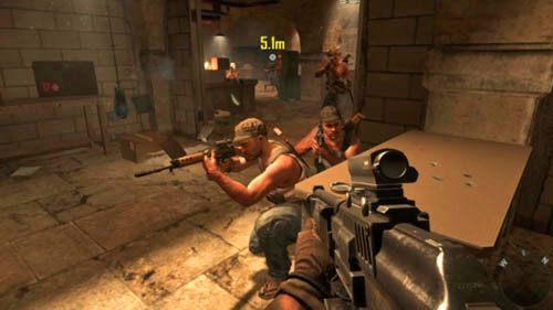 Ostatnich dwóch lub trzech wrogów po prostu wykończ w dalszej części misji (obrazek powyżej) - 04 - Time and Fate | Misje - Wyzwania | Call of Duty Black Ops II - Call of Duty: Black Ops II - poradnik do gry