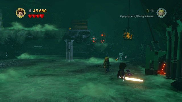 W jaskini z kolumną, po prawej stronie sali - Ścieżki umarłych | Znajdźki | LEGO The Lord of the Rings - LEGO The Lord of the Rings: Władca Pierścieni - poradnik do gry