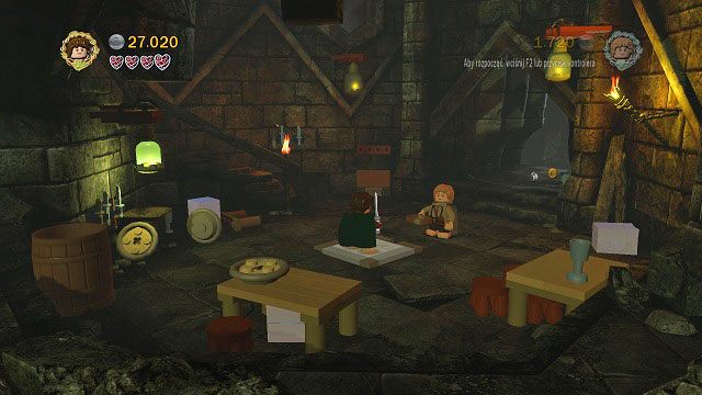 Na samym dole wieży będziemy musieli przyrządzić obiad dla naszej drużyny - Cirith Ungol | Znajdźki | LEGO The Lord of the Rings - LEGO The Lord of the Rings: Władca Pierścieni - poradnik do gry